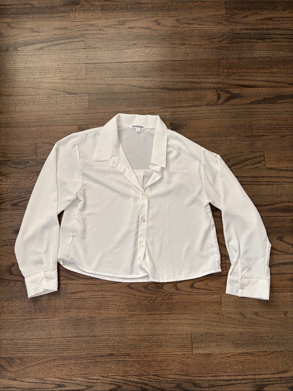 Jon & Anna White Button-Down Blouse